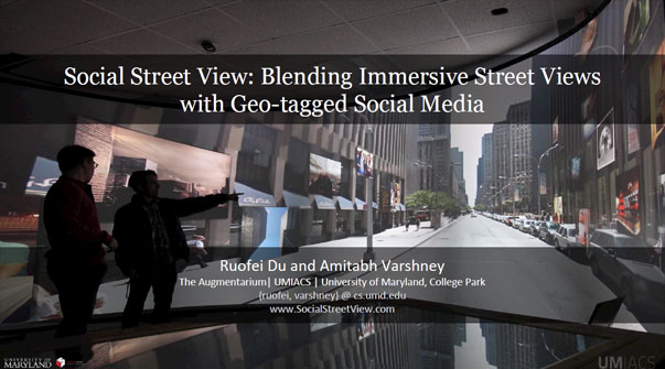 Social Street View: Blending Immersive Street Views With Geo-Tagged Social Media Teaser Image.