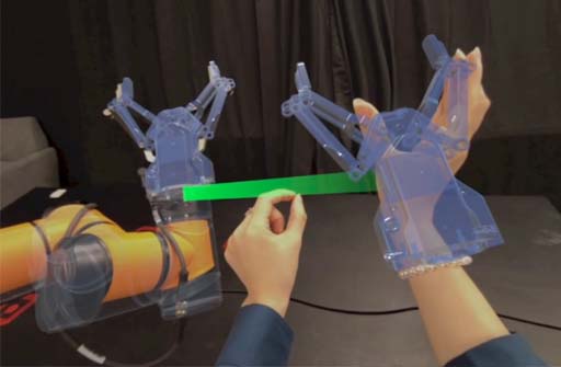 teaser image of Arm Robot: AR-Enhanced Embodied Control and Visualization for Intuitive Robot Arm Manipulation